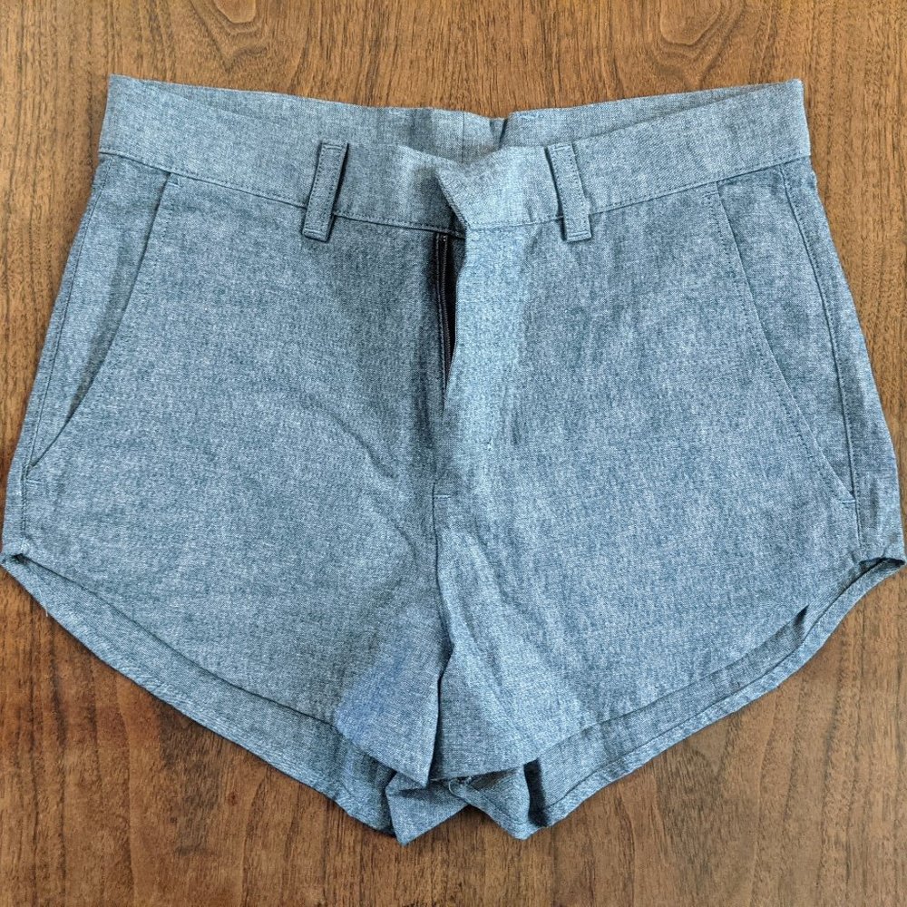 American Apparel OG Vintage Look Blue Shorts